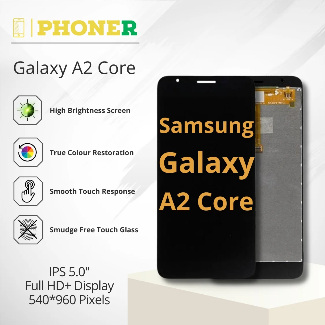Samsung Galaxy A2 Core Lcd Display Folder