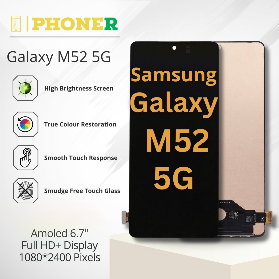 5g Phone Samsung Galaxy M52 Features Samsung Galaxy M52 5G Lcd