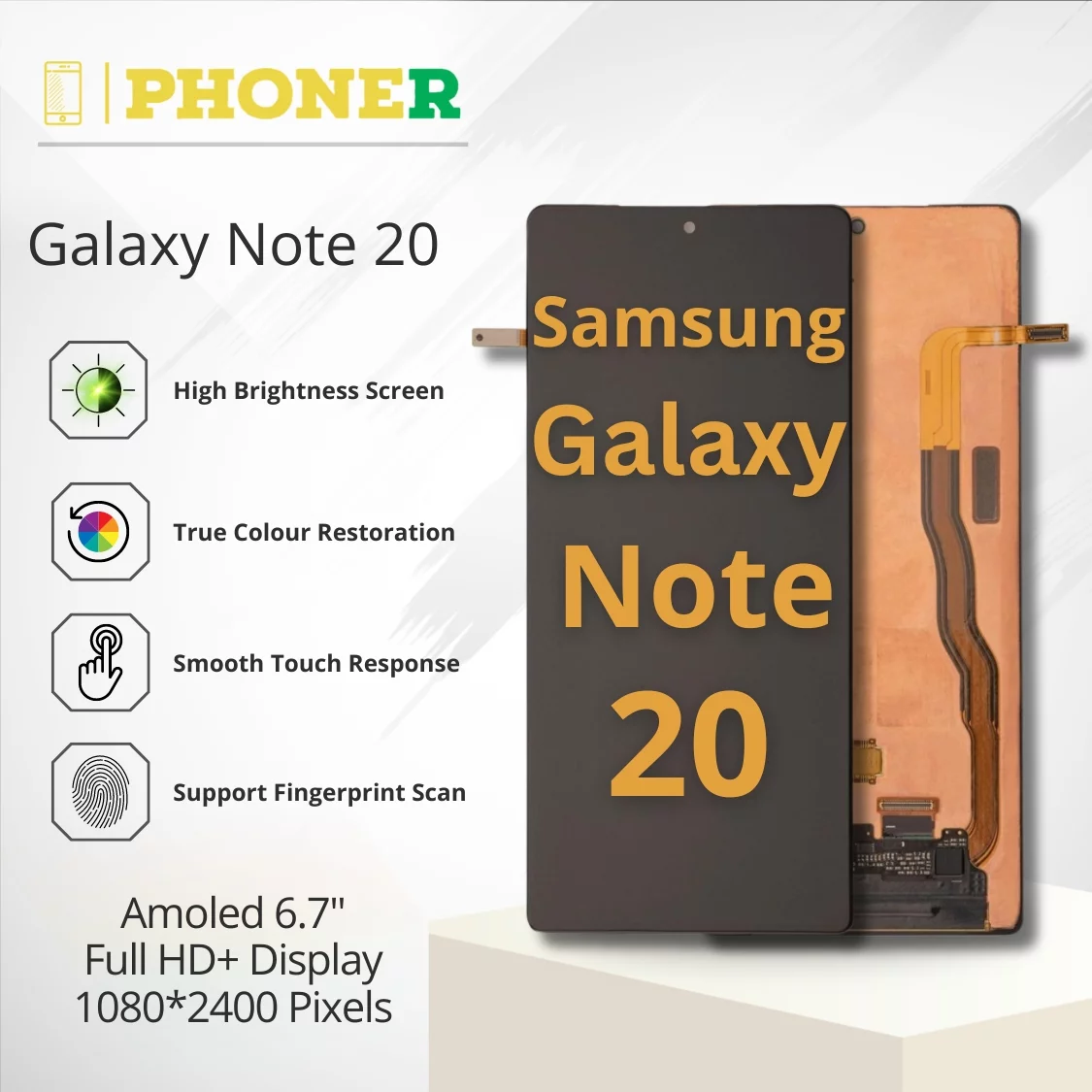 Samsung Galaxy Note 20 Lcd Display Folder