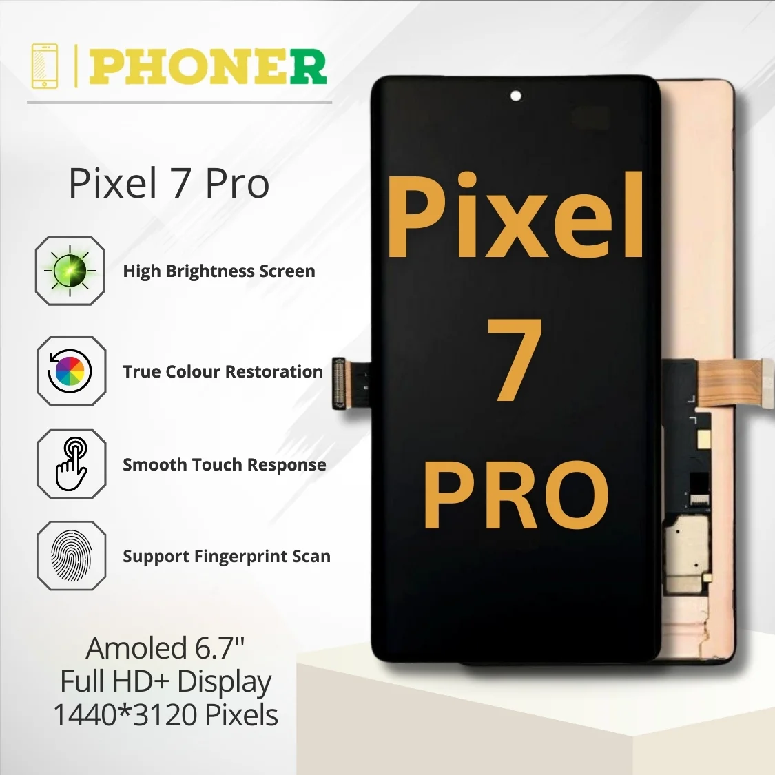 Google Pixel 7 Pro LCD Display Folder