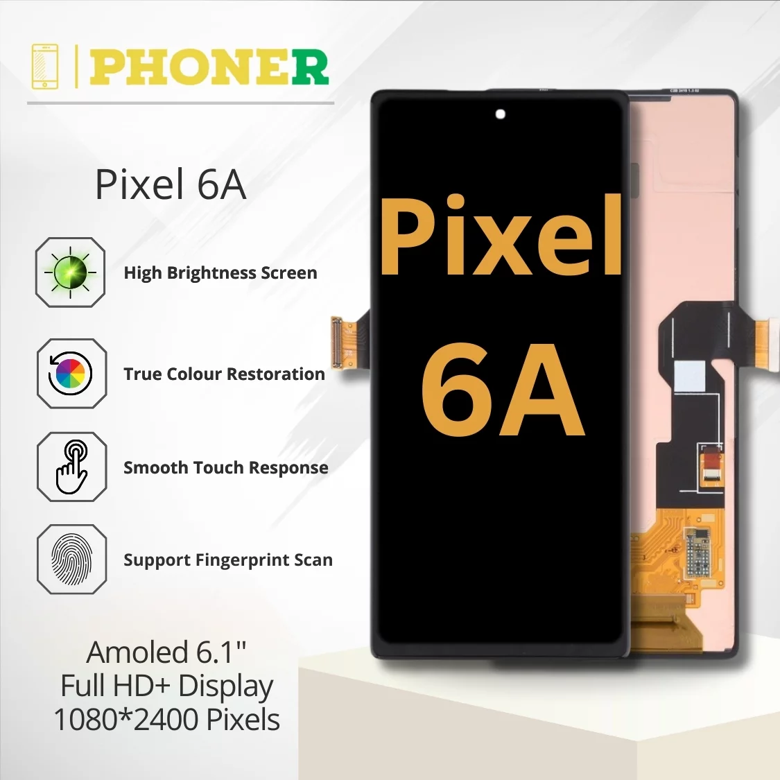 Google Pixel 6a LCD Display Folder