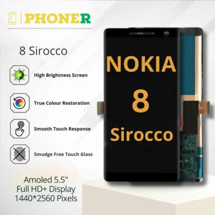 Nokia 8 Sirocco LCD Display Folder