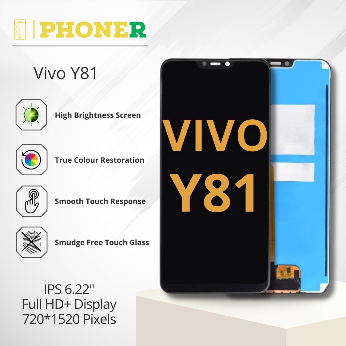 Vivo Y81 LCD Display Folder Unleash Brilliance in Mobile Repairs with  Precision Cash On Delivery