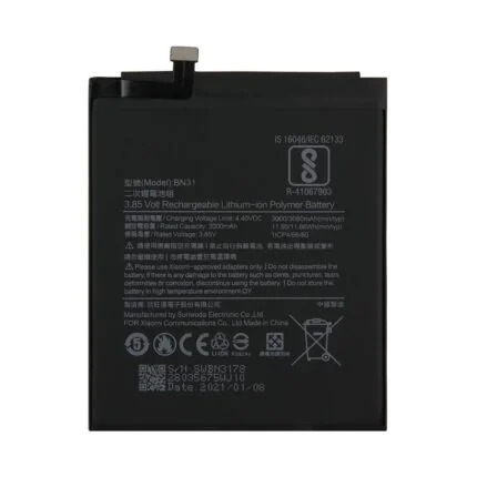 Mobile Battery for Mi A1 BN31