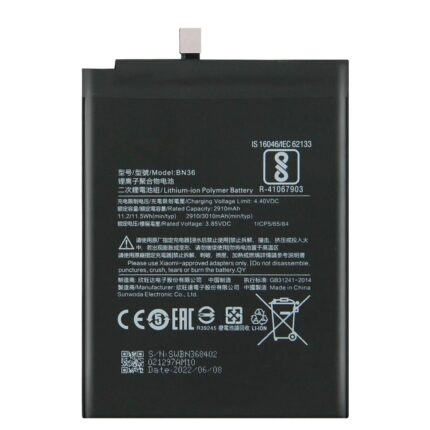 Mobile Battery for Mi A2 BN36