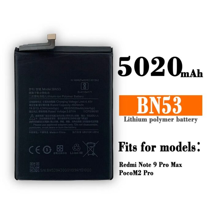 Mobile Battery for Mi Redmi Note 10 Pro BN53