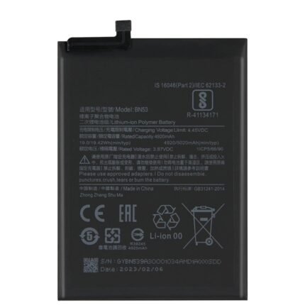 Mobile Battery for Mi Redmi Note 10 Pro BN53