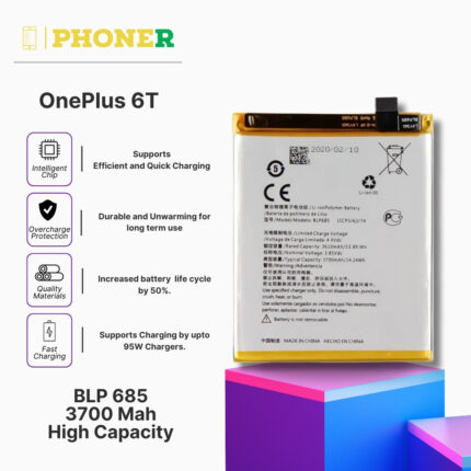 Mobile Battery For OnePlus 6T BLP685