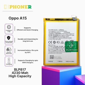 Mobile Battery for Oppo A15 BLP817