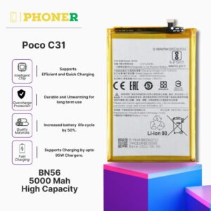 Mobile Battery for Poco C31 BN56