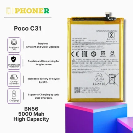 Mobile Battery for Poco C31 BN56