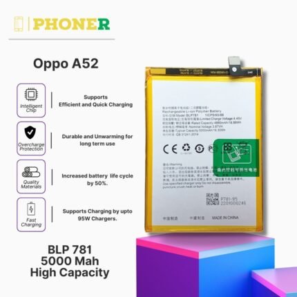 Mobile Battery For Oppo A52 BLP781