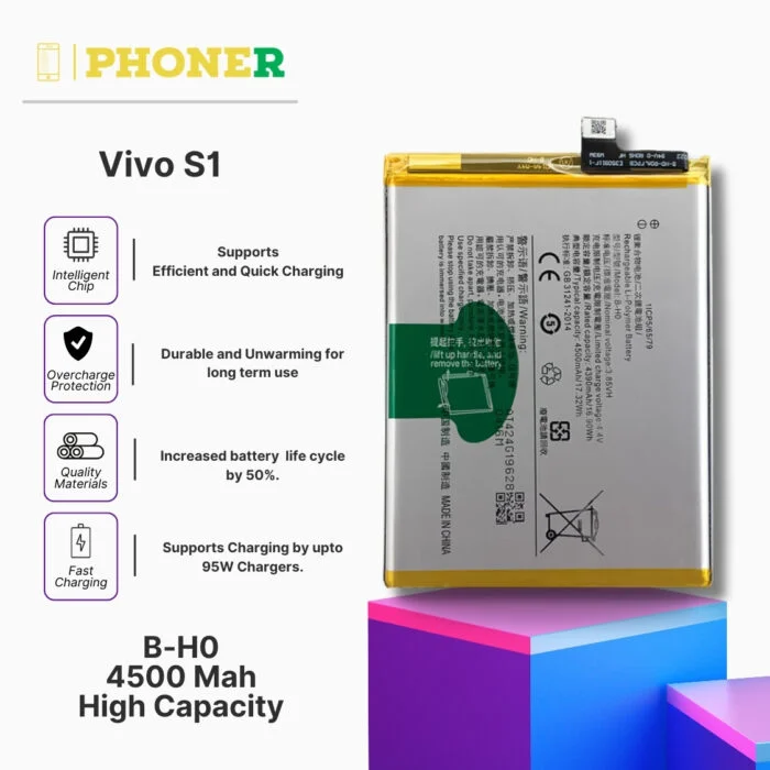 Mobile Battery for Vivo S1 BH0