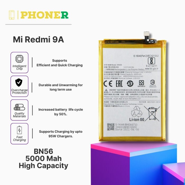 Mobile Battery For Mi Redmi 9A BN56