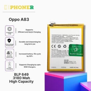 Mobile Battery For Oppo A83 BLP649