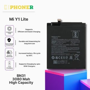 Mobile Battery for Mi Redmi Y1 Lite BN31