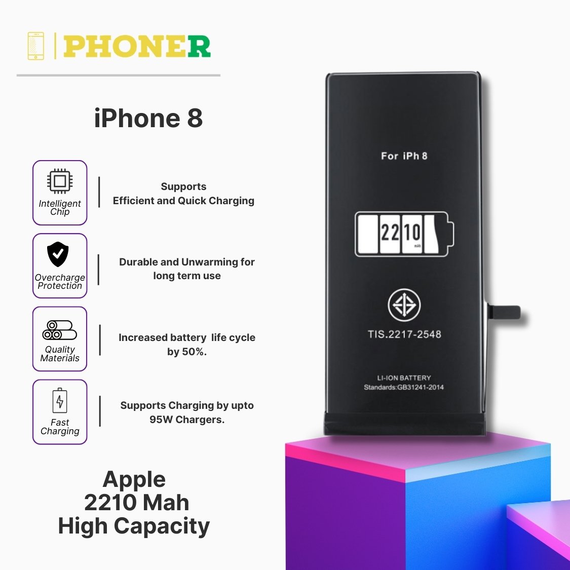 Mobile Battery for iPhone Unleash the Power of Peak Performance with  Our Premium Replacement Battery Free Shipping COD