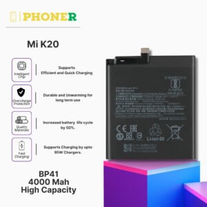 Mobile Battery for Mi Redmi K20 BP41