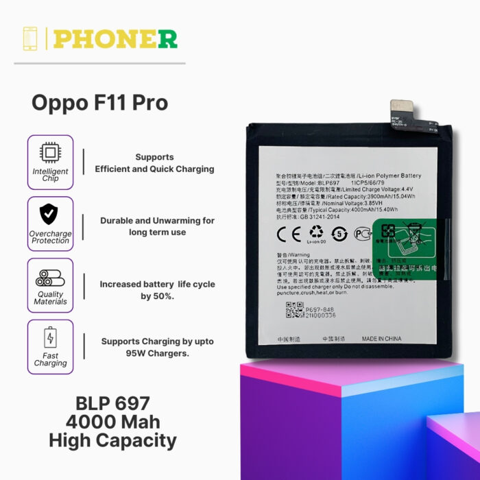 Mobile Battery For Oppo F11 Pro BLP697