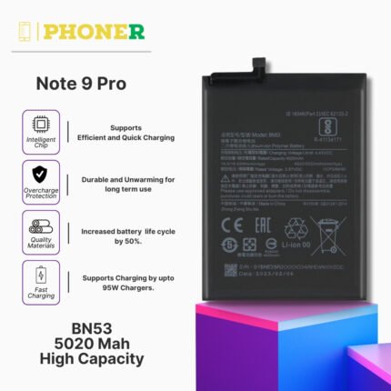 Mobile Battery for Mi Redmi Note 9 Pro BN53