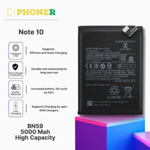 Mobile Battery for Mi Redmi Note 10 BN59