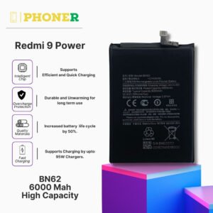 Mobile Battery For Mi Redmi 9 Power BN62