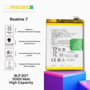Mobile Battery For Realme 7 BLP807