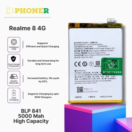 Mobile Battery For Realme 8 BLP841