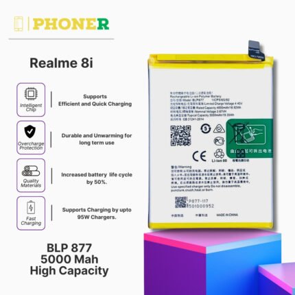 Mobile Battery For Realme 8i BLP877