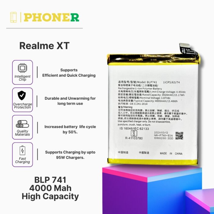 Mobile Battery For Realme XT BLP741