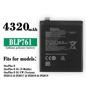 Mobile Battery For OnePlus 8 BLP761
