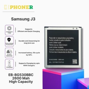 Mobile Battery For Samsung Galaxy J3