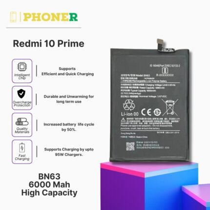 Mobile Battery for Mi Redmi 10 Prime BN63