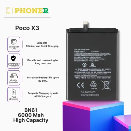 Mobile Battery for Poco X3 BN61