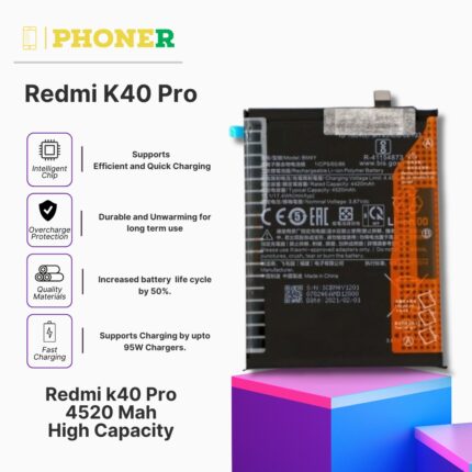 Mobile Battery For Mi Redmi K40 Pro BM4Y