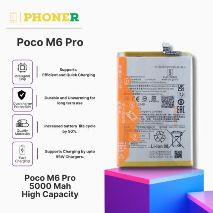 Mobile Battery For Poco M6 Pro BM5R