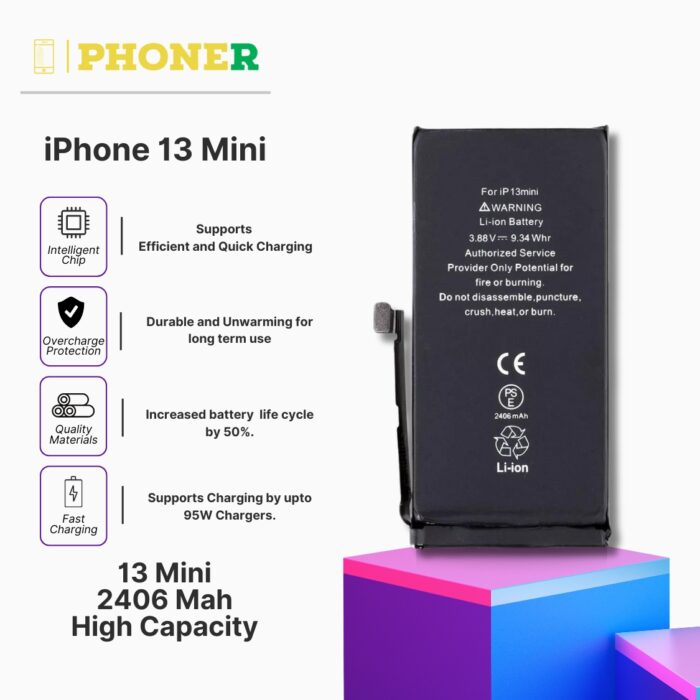Mobile Battery for iPhone 13 Mini