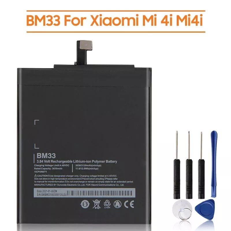 Mobile Battery for Mi Redmi 4i BM33 – High-Performance Power Source Cash  On Delivery COD
