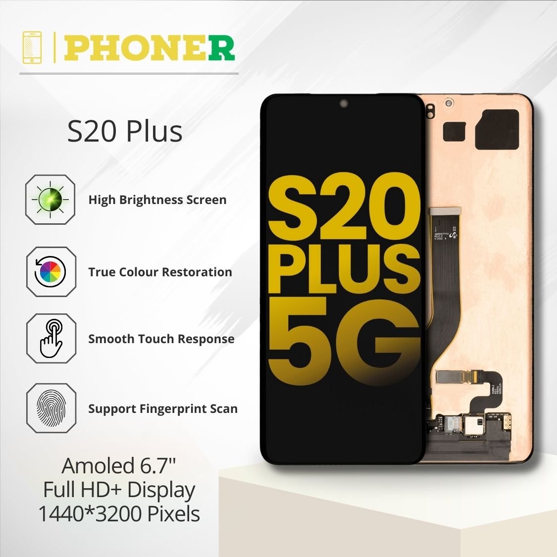 Buy Samsung S20 Plus Display Amoled At Lowest Price COD